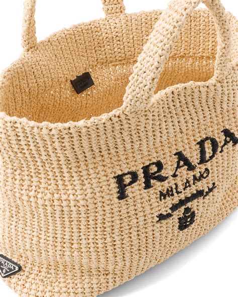 prada raffia tore